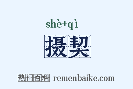 摄契是什么意思的图片
